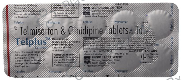 Telplus 10/40mg Tablet 10s