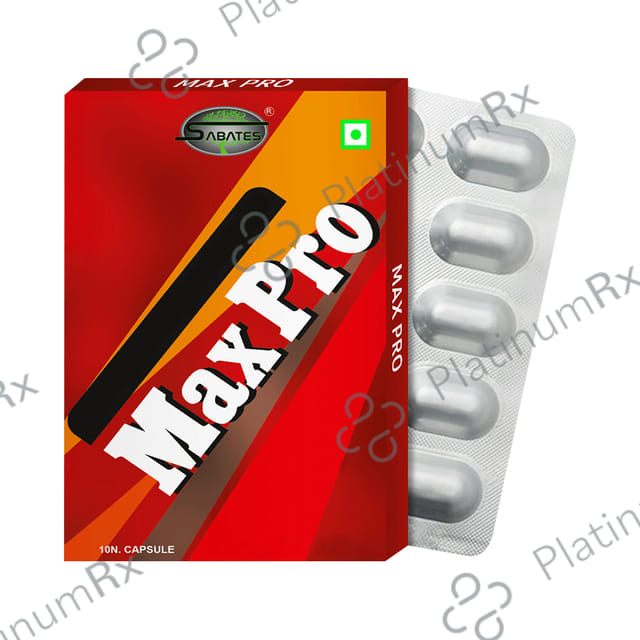 Sabates Max Pro Capsule 10 capsules