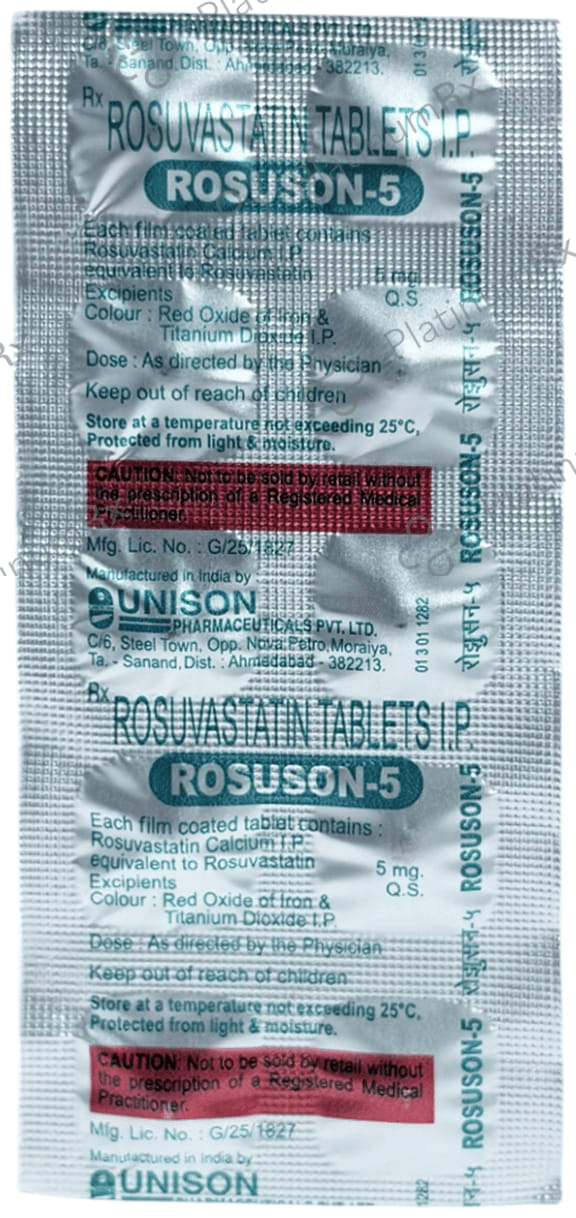 Rosuson 5mg Tablet