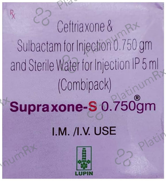 Supraxone S 500mg/250mg Injection