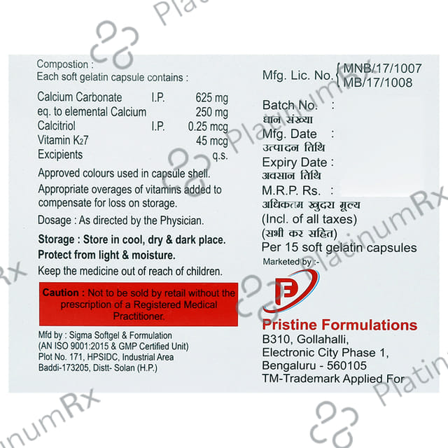 Atibon K27 Softgel Capsule 15s