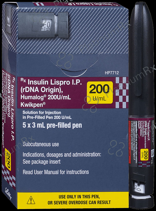 Humalog Lispro Kwikpen 200IU 3ml