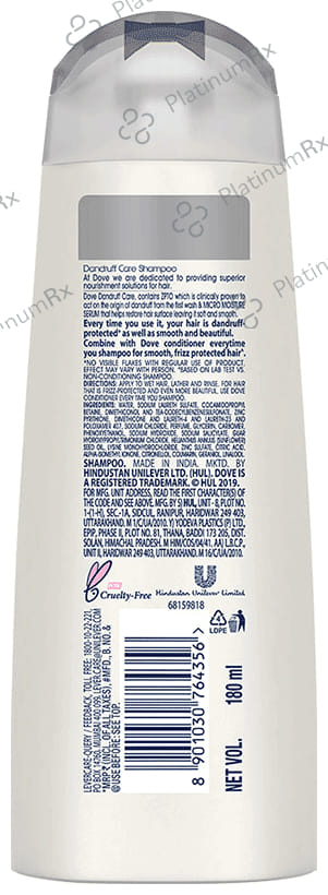 Dove Dandruff Care Shampoo 180 ml