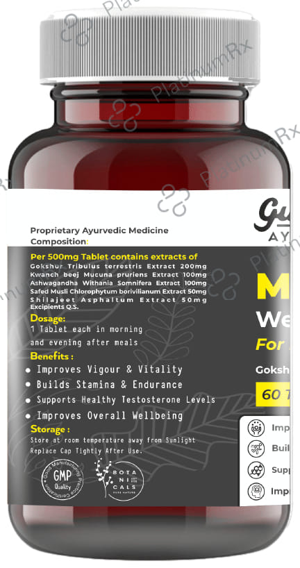 Guapha Ayurveda Men's Wellness Tablet