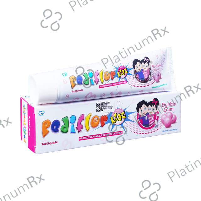 Pediflor Kidz Protects Bubblegum Flavour Toothpaste 70gm