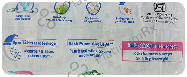 Dabur Baby Super Pants with Aloe Vera, Shea Butter & Vitamin E - Size Small