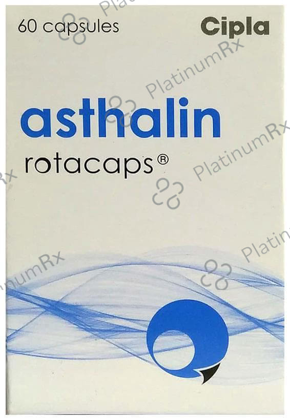 Asthalin Rotas 200mcg Capsule 60s