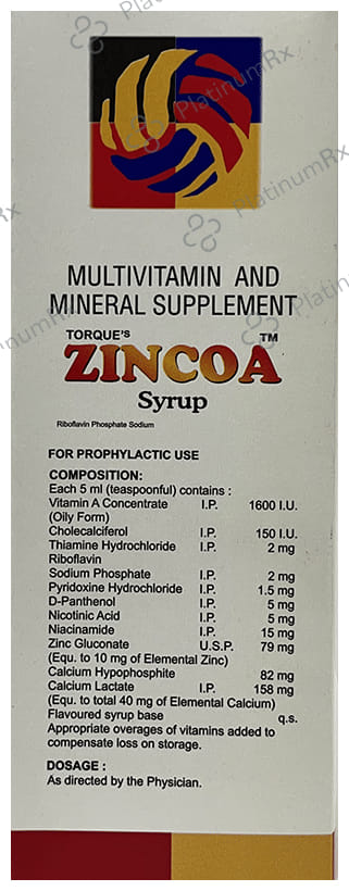 Torque's Zincoa Syrup