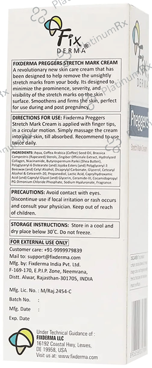 Fixderma Preggers Stretch Mark Cream