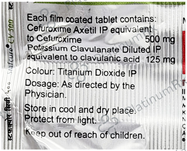 Stafcure CV 500/125mg Tablet 10s
