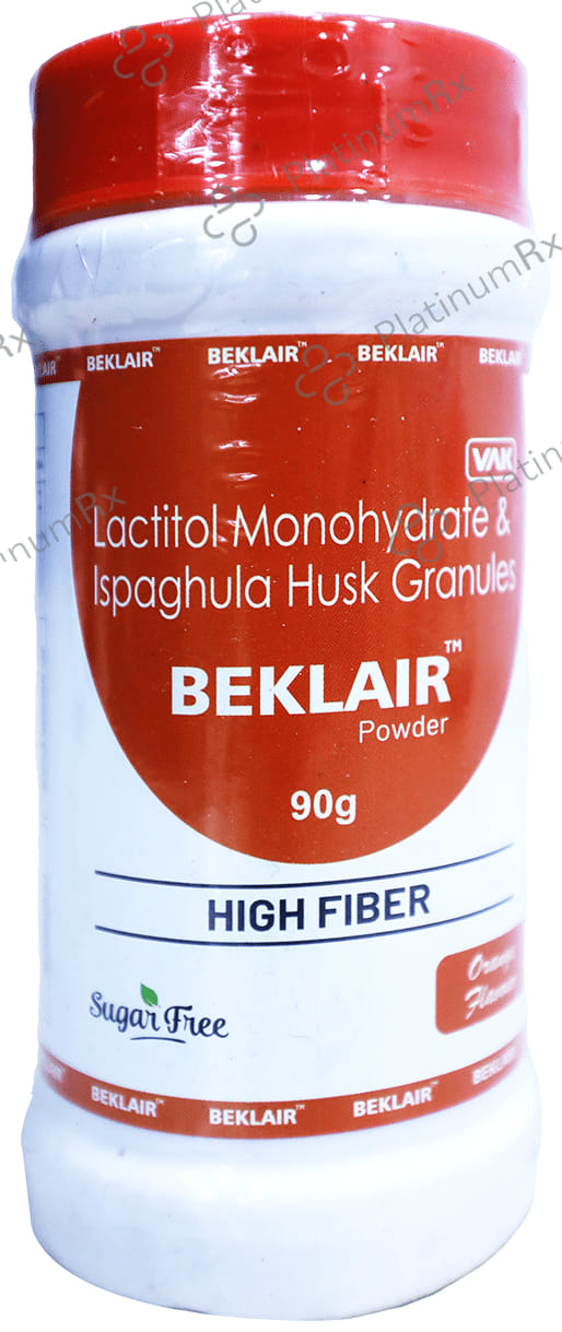 Beklair Powder Orange Flavour Sugar Free 90gm