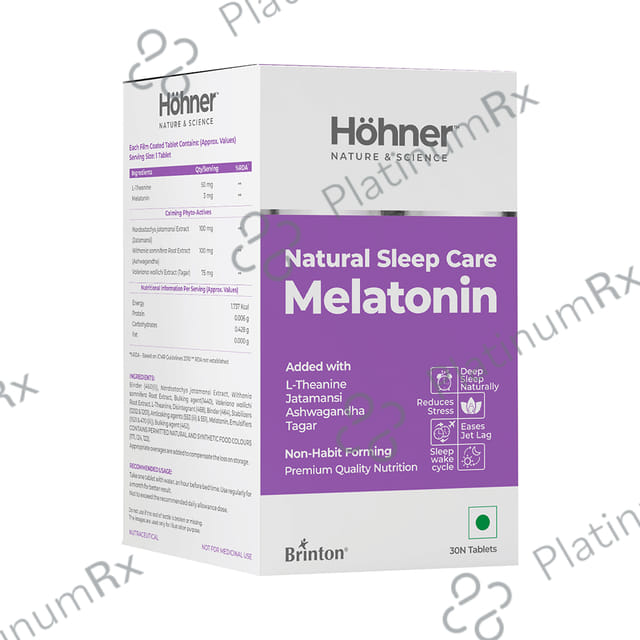 Hohner Natural Sleep Care Melatonin Tablet