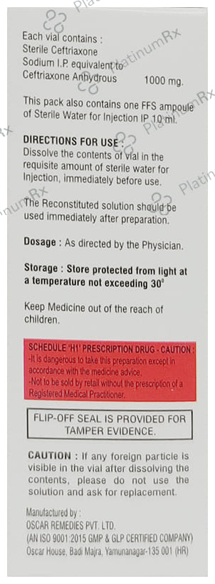 Cefav 1000mg Injection