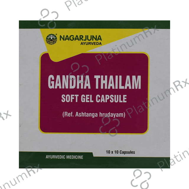 Nagarjuna Gandha Thailam Soft Gel Capsule