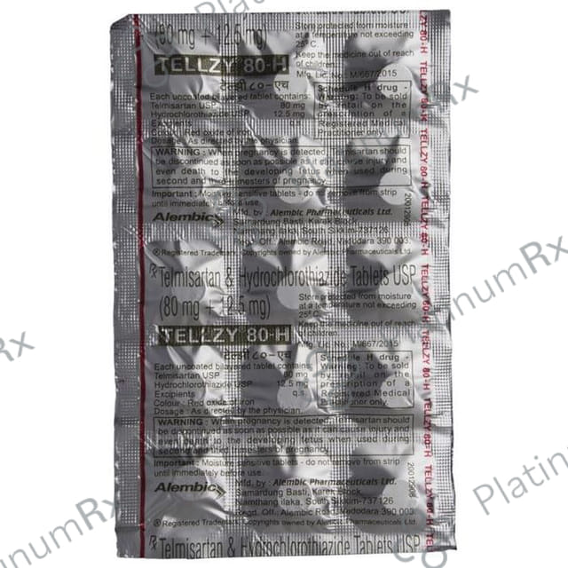 Tellzy 80 H 12.5/80mg Tablet 15s