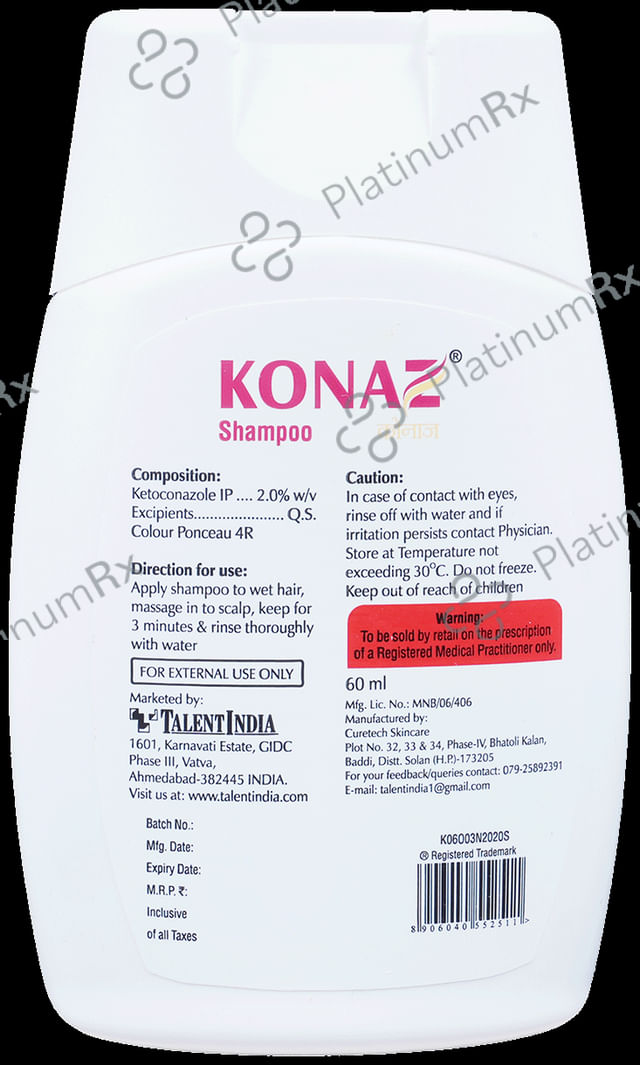 Konaz 2% Shampoo