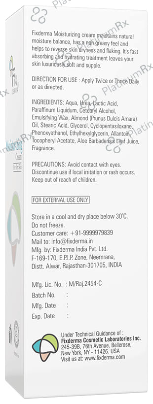 Fixderma Moisturizing Cream