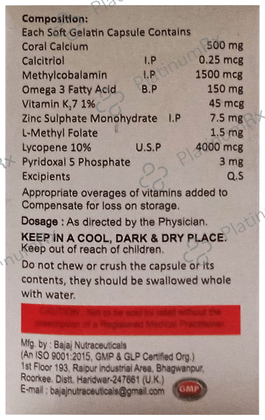 Rosacal-Max Soft Gelatin Capsule