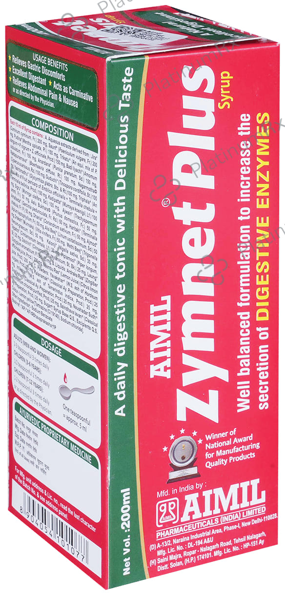 Aimil Zymnet Plus Syrup 200ml