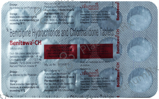 Benitowa CH 4/12.5mg Tablet 15s
