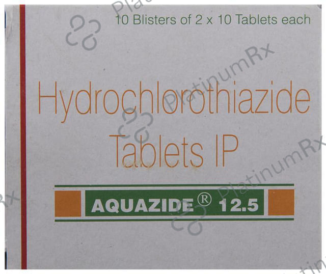 Aquazide 12.5mg Tablet 10s