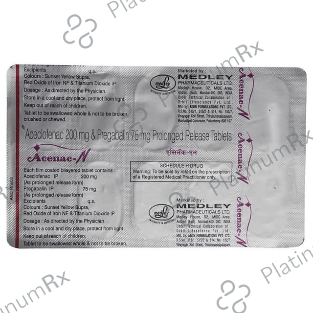 Acenac-N Tablet PR