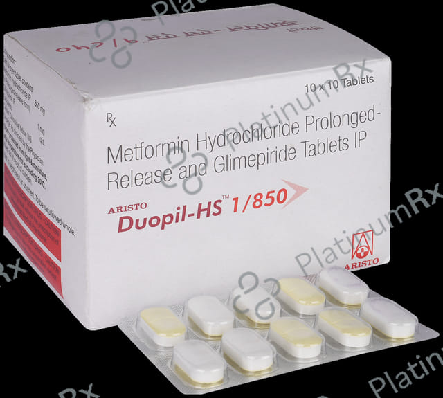 Duopil HS 1mg/850mg Tablet