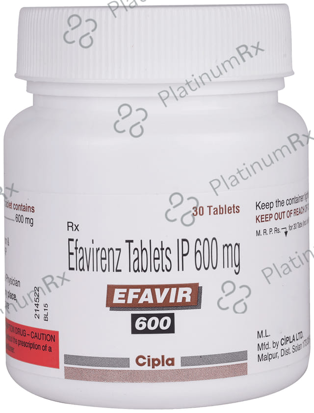 Efavir 600mg Tablet 30s