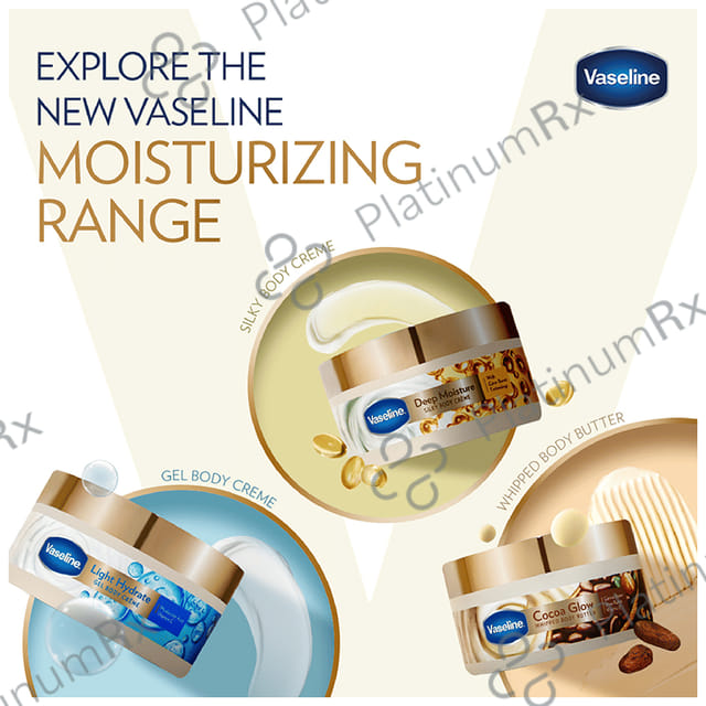 Vaseline Deep Moisture Silky Body Creme