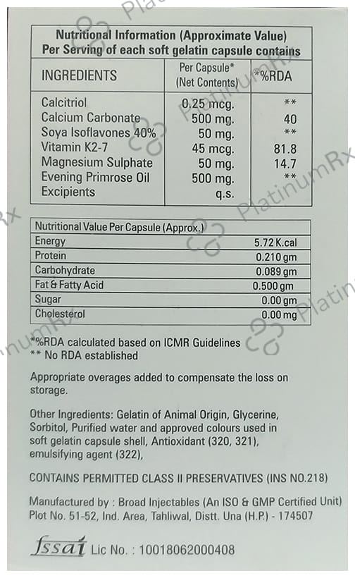 Wocal Pink Softgel Capsule