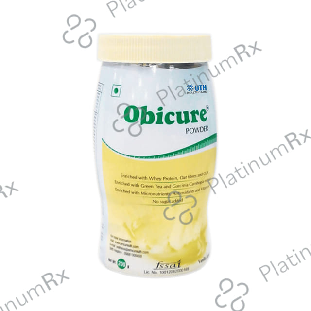 Obicure Whey Protein with CLA, Multivitamins & Minerals - Flavour Vanilla Powder 200 Powder