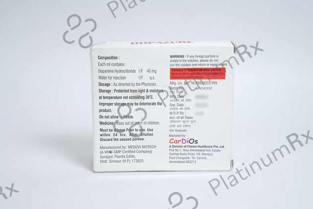 Dopazure 40mg Injection 5ml