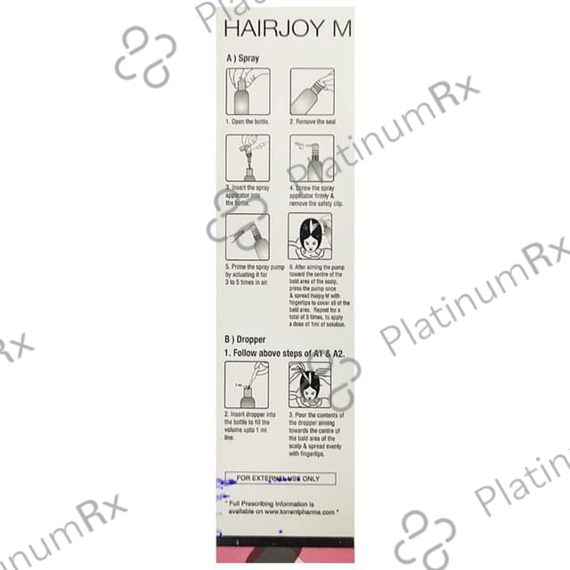 Hairjoy M 2% Topical Solution 60ml