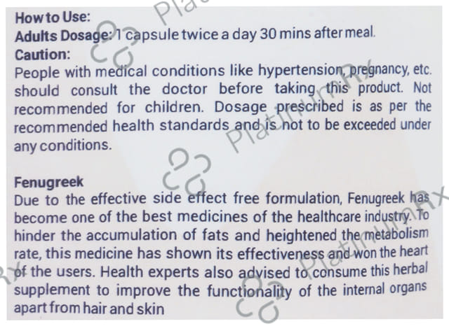 Goodlife Nutrition Fenugreek Extract Capsule