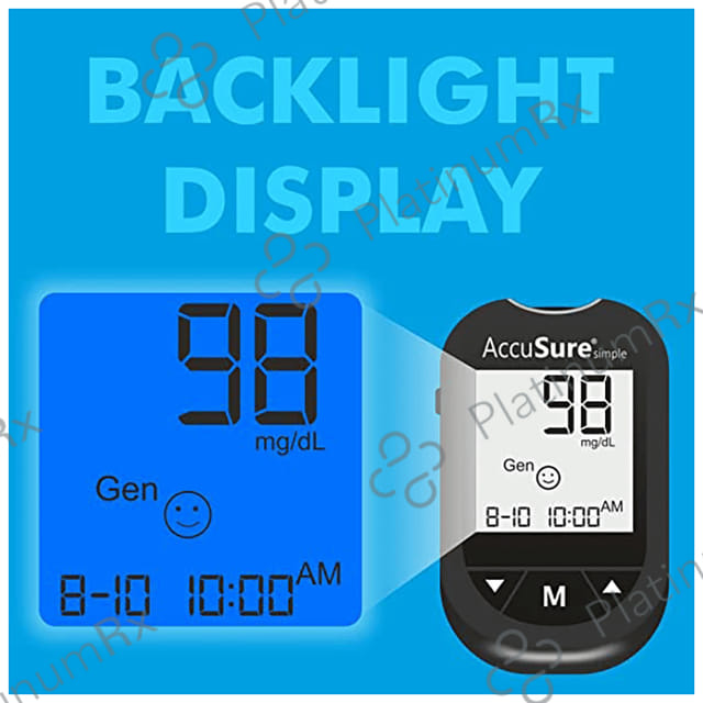 Accusure Simple Glucometer Kit