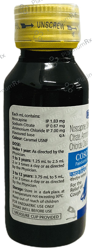 Coscopin Paed Oral Suspension 60ml