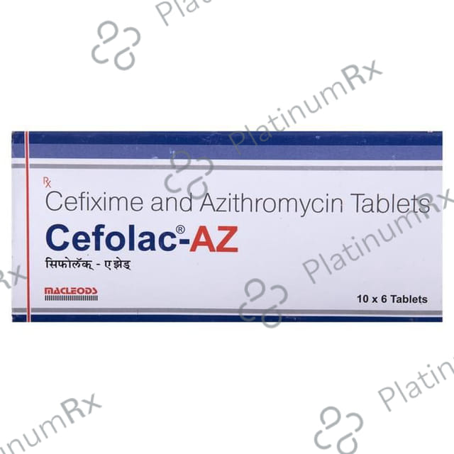 Cefolac AZ 500/200mg Tablet 6s