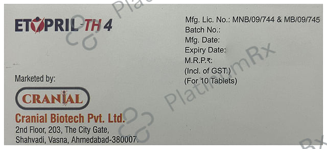 Etopril-TH 4 Tablet