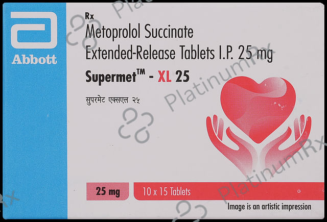 Supermet XL 25mg Tablet 15s