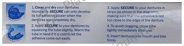 Innovative Secure New Generation Super Denture Adhesive