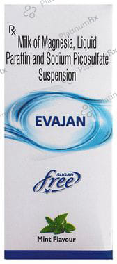 Evajan Oral Suspension Mint Sugar Free