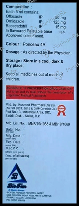 Racefem-O Oral Suspension Orange