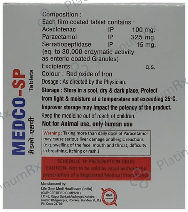 Medco SP Tablet 10s