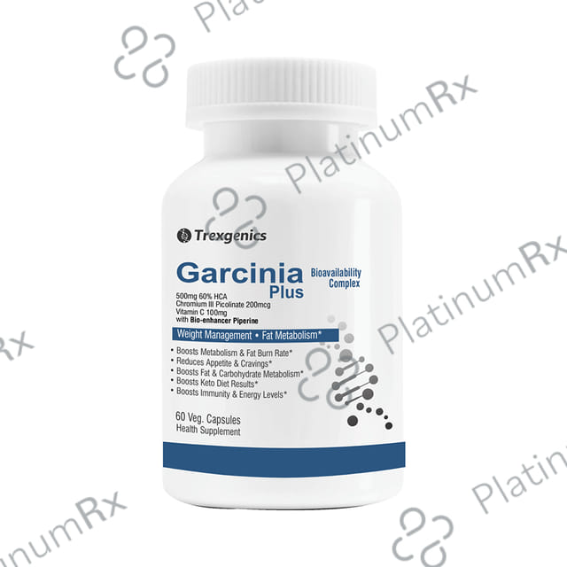Trexgenics Garcinia Plus Weight Loss Support Veg Capsule