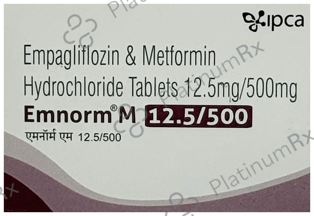Emnorm M 12.5/500mg Tablet 10s