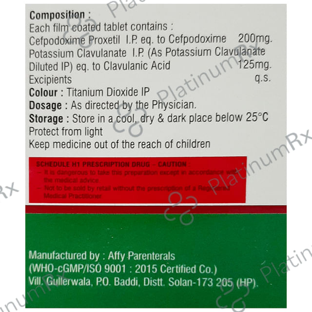 Cefabid 200 CV Tablet