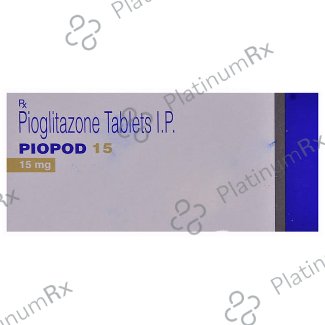 Piopod 15mg Tablet 10s