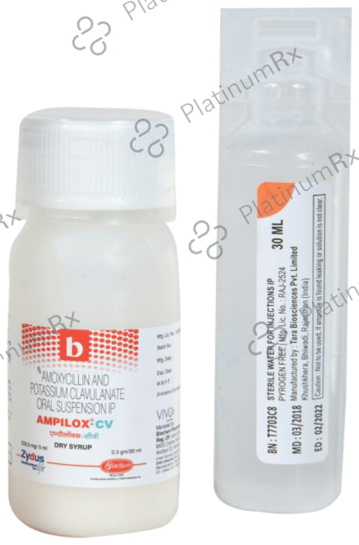 Ampilox CV 200 mg/28.5 mg Dry Syrup
