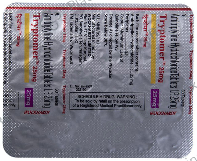 Tryptomer 25mg Tablet 30s