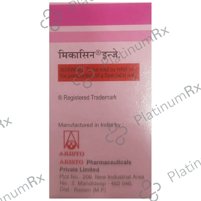 Mikacin 750mg Injection 3ml